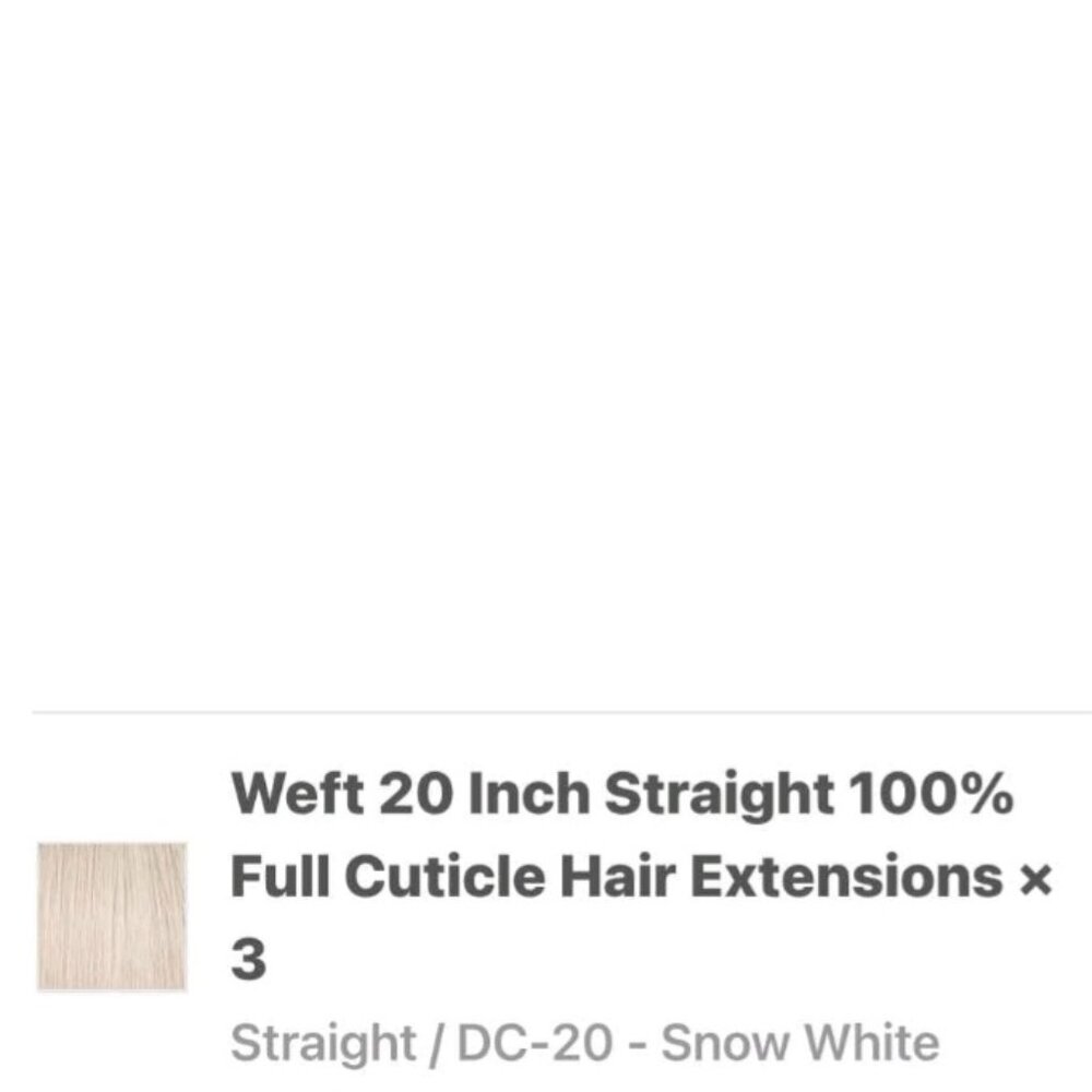 Dream catchers blonde wefts.